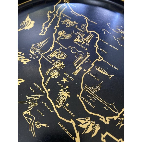 Vintage Republica Mexicana Platter - Picture 3 of 3